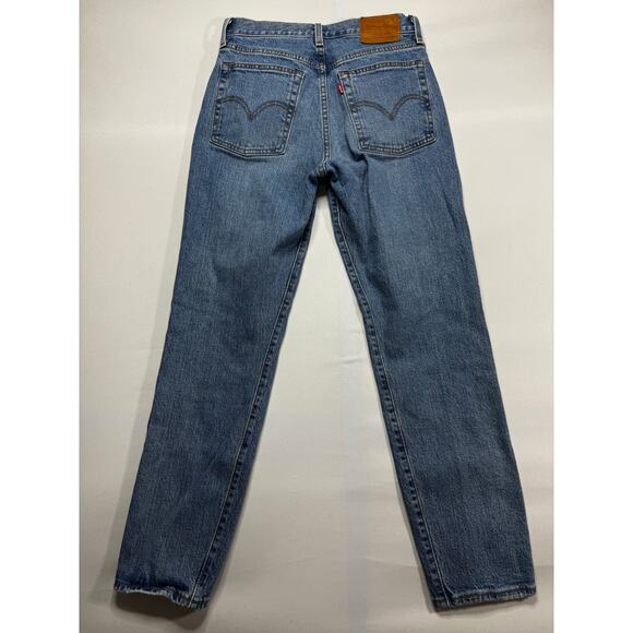 Levi's Women's Distressed Wedgie Skinny Button Fly Denim Jeans - Size 26 (26x27) - Picture 3 of 7